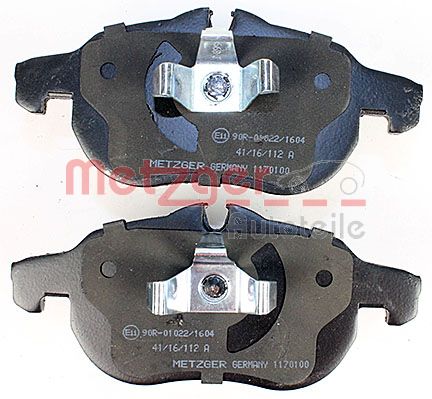 METZGER 1170100 Bremsbelagsatz, Scheibenbremse